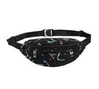 Marsupio da Donna Marsupio casual da donna Marsupio sportivo da corsa Marsupio da Cintura (Colore : Schwarz, Size : 34x15x2cm)