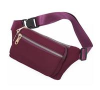 Marsupio da Donna Marsupio da donna casual da corsa Marsupio sportivo da esterno Marsupio da Cintura (Colore : Viola, Size : 22x5x14cm)
