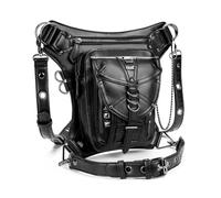 Marsupio da donna Marsupio Pack Moto Hip Drop Leg Borse Steampunk Fondina Borsa a tracolla da uomo in pelle PU Borse a tracolla Borsa da gamba