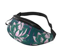 Marsupio da donna Mem Fashion Marsupio a tracolla con fiore di loto Namaste, marsupio con cinghia regolabile