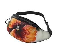 Marsupio da donna Mem Fashion Marsupio a tracolla con fiore dipinto a mano marsupio con cinghia regolabile