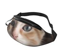 Marsupio da donna Mem Fashion Marsupio a tracolla con simpatici animali con gatto carino marsupio con cinghia regolabile