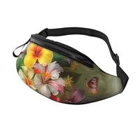 Marsupio da donna Mem Fashion Marsupio Crossbody Bouquet di fiori Marsupio con cinghia regolabile Marsupio