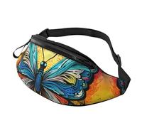 Marsupio da donna Mem Fashion Marsupio Crossbody Farfalla Tie Dye Cintura Marsupio con Cinghia Regolabile Marsupio