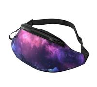 Marsupio da donna Mem Fashion Marsupio Crossbody Magic Galaxy Sky Purple Belt Bag con cinghia regolabile Marsupio