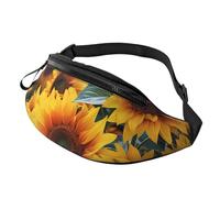 Marsupio da donna Mem Fashion Marsupio Crossbody Molti bellissimi girasoli Marsupio con cinghia regolabile Marsupio