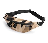 Marsupio da donna, uomo, arance e limoni, marsupio regolabile per allenamento, corsa, viaggi, stile casual, stile 4-1, 36 x 15 cm