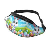 Marsupio da escursionismo, leggero, con tracolla, pasqua, coniglio, uova, margherite, Come nella foto, Taglia unica, Zaino da escursionismo