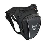 Marsupio Da Gamba Borsa da gamba for motocicletta Cintura for coscia HipBum Borsello impermeabile for moto/cellulare Marsupio Gamba Moto(Grey Remark)