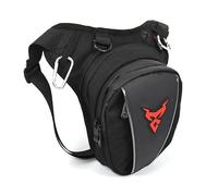 Marsupio Da Gamba Borsa MotoLeg Borsa da moto impermeabile Marsupio casual da esterno for marsupio da moto Marsupio Gamba Moto(Red)