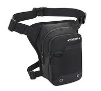 Marsupio Da Gamba Borse for gambe a caduta Borsa rigida for moto con gamba a caduta Borsa laterale impermeabile for cellulare for ciclismo all'aperto Marsupio Gamba Moto(Black-01)