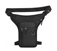 Marsupio Da Gamba Borse for gambe a caduta Borsa rigida for moto con gamba a caduta Borsa laterale impermeabile for cellulare for ciclismo all'aperto Marsupio Gamba Moto(Black-02)