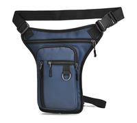 Marsupio da gamba da uomo Marsupio impermeabile Marsupio per telefono Moto Equitazione Tracolla Borsa a tracolla per la corsa, Colore: blu.
