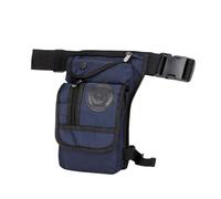 Marsupio da gamba equestre, marsupio impermeabile per equitazione, borsa a tracolla multifunzionale con tracolla regolabile (blu)