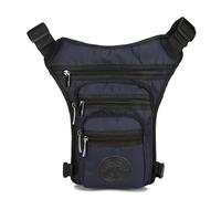 Marsupio Da Gamba, Marsupio Moto Borsa a tracolla multitasche for motociclista sulla coscia dell'anca da uomo gamba in nylon(Dark blue)