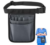 Marsupio da lavoro al dettaglio, borsa da cintura per infermiere, borsa per attrezzi per uomo e donna, borsa per il nurse con cintura regolabile, forbici set per la cura degli attrezzi, grigio