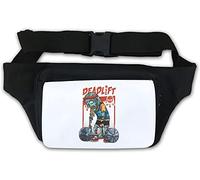 Marsupio da palestra zombie ratto Deadlift Fail divertente disintegrazione marsupio bianco