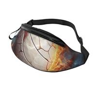 Marsupio da pallavolo Ice and Fire per uomo donna moda marsupio regolabile borse a tracolla ovunque borsa da cintura