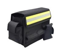 Marsupio da pompiere con strisce riflettenti, resistente, per attrezzi di emergenza, 29 x 11,9 x 20 cm
