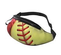 Marsupio da softball per uomo e donna, impermeabile, sportivo, alla moda, borsa a tracolla con cinghia regolabile, grande borsa a tracolla per viaggi ed escursioni