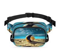 Marsupio da spiaggia e pallavolo, multifunzione, per viaggi, sport, corsa, pallavolo, sport, marsupio, borsa da cintura, per donne, uomini, ragazze e ragazzi, Colore, XL, Organizer per borse