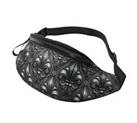 Marsupio da trekking Fleur-De-Lis-Vintage Crossbody Marsupio leggero, Come nella foto, Taglia unica, Zaino da escursionismo