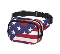 Marsupio da uomo alla moda a tracolla, marsupio da donna, con bandiera americana Yin Yang