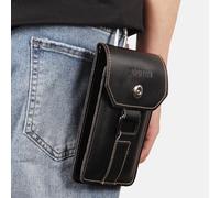 Marsupio da uomo con passanti per cintura, comoda borsa per telefono per