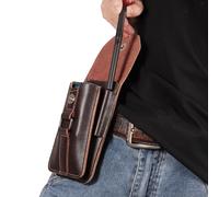 Marsupio da uomo con passanti per cintura, comoda borsa per telefono per