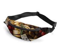 Marsupio da uomo e da donna, bellissimo marsupio a tracolla per formaggi per viaggi, passeggiate, corsa, stile 3, 36 x 15 cm