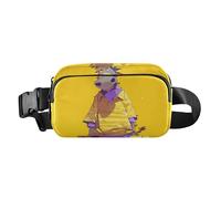 Marsupio da uomo e da donna, con simpatico disegno di asino, unisex, multiuso, con cinghia regolabile, per viaggi, palestra, lavoro