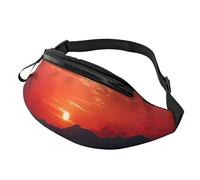 Marsupio da uomo e da donna, impermeabile, sportivo, alla moda, con cinturino regolabile, grande, per viaggi ed escursioni