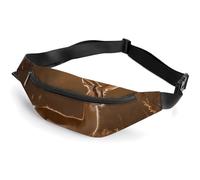 Marsupio da uomo e da donna, in piedi sulla prateria, a tracolla, per viaggi, passeggiate, corsa, stile 1, 36 x 15 cm