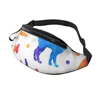 Marsupio da uomo e da donna, leggero, con stampa a pois e farfalle, accessorio da viaggio per escursionismo, ciclismo, corsa