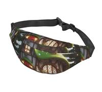 Marsupio da uomo e da donna, regolabile, a tracolla, per casa degli elfi, Nero , Taglia unica