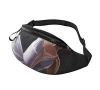 Marsupio da uomo e donna, impermeabile, sportivo, alla moda, con tracolla regolabile, grande borsa a tracolla per viaggi ed escursioni