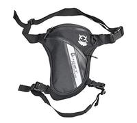 Marsupio da uomo in tessuto Oxford, impermeabile, per equitazione e moto, Nero , as described, come descrizione