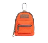 Marsupio da Uomo Mini marsupio porta chiavi e monete, borsa sportiva da appendere per Sport, Campeggio(Orange)