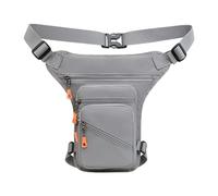 Marsupio da uomo per costume multifunzionale da pesca borsa a tracolla borsa da gamba nera, 20 x 8 x 33 cm, Grigio, 20 x 8 x 33 cm, 20x8x33cm, come descrizione