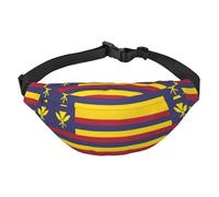 Marsupio da viaggio alla moda con bandiera del Regno delle Hawaii, adatto per sport, corsa, ciclismo, viaggi, pesca, borsa a tracolla grande per ragazzi