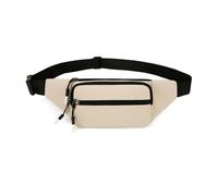 Marsupio di grande capacità Bum Semplice Crossbody petto con cinghia regolabile Cintura per la corsa Grande Capacità Petto Bella Vita Crossbody Pack Bum, Beige, Bellezza di massa