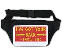 Marsupio divertente con scritta "I 've Got Your Back Brutus 44BC, bianco