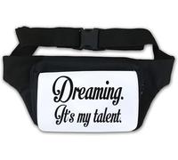 Marsupio Dreaming It's My Talent, colore bianco