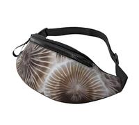 Marsupio elegante 3D Petoskey Stone Marsupio per donne e uomini leggero Marsupio con tasche con cerniera Cintura regolabile per cane Walking Running Ciclismo Escursionismo Sport all'aperto, 3D, Taglia