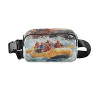 Marsupio elegante con Statua della Libertà, per donne e uomini, piccola borsa sportiva a tracolla per allenamento e corsa, Rafting Fiume Colorado, 1 size