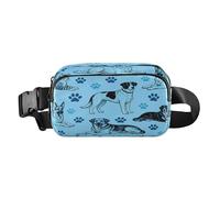 Marsupio elegante da uomo di piccole imprese con tracolla regolabile per viaggi, corsa, escursionismo, borsa per cellulare