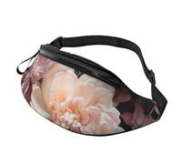 Marsupio elegante da uomo e da donna, con stampa di bellissimi fiori, comodo da viaggio, per escursionismo, ciclismo e corsa