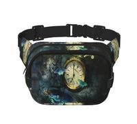 Marsupio elegante e pratico, regolabile, perfetto per viaggi e attività all'aperto, Nero , Taglia unica