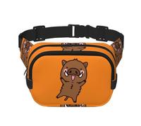 Marsupio elegante e pratico, regolabile, perfetto per viaggi e attività all'aperto, Nero , Taglia unica