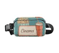 Marsupio elegante per giochi cinematografici, per donne e uomini, piccolo marsupio da corsa, con cinghia regolabile, per viaggi, vacanze, corsa, Gioco del cinema, 1 size